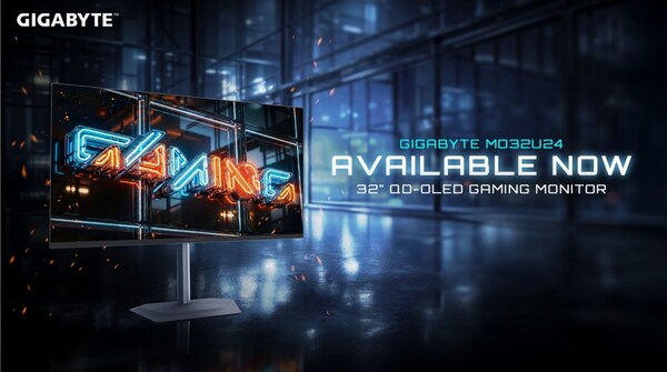 技嘉 MO32U24 搭载 ObsidianShield 抗反射技术与 HyperNits 画质调校正式发售