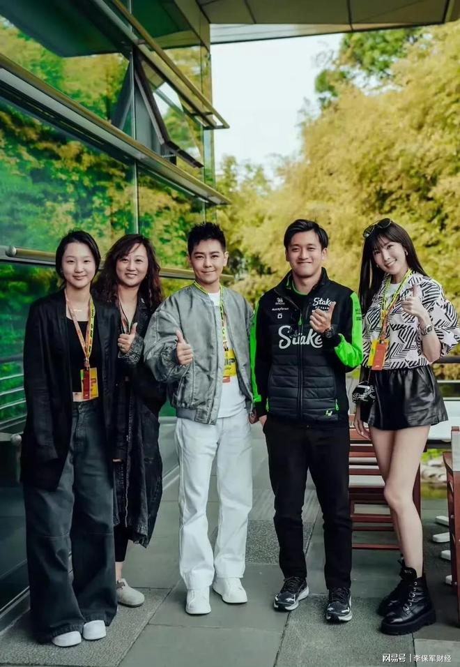 林志颖林俊杰吴彦祖昆凌齐聚上海F1