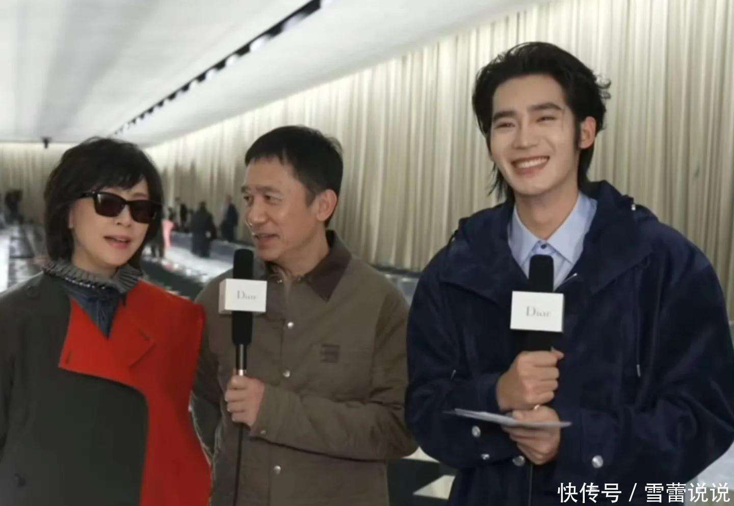 梁朝伟和于适同框，骨子里散发和后天培养的气质差距，一目了然