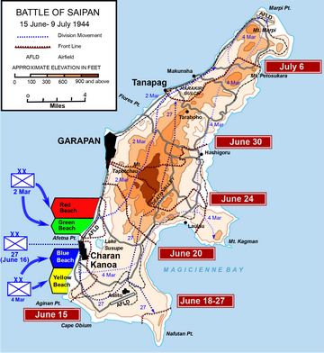 塞班岛战役[第二次世界大战中太平洋战场上的战役]
