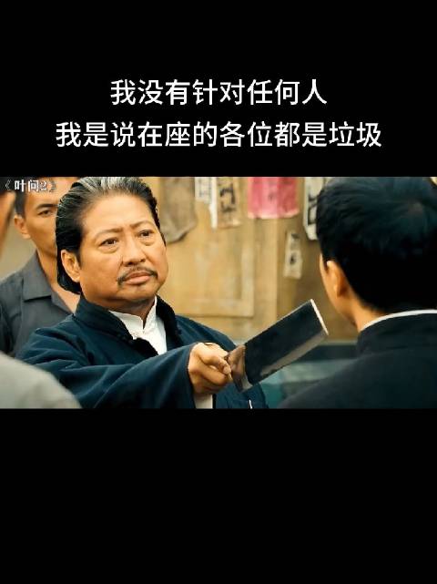 叶问：他拿着刀问我洪拳能不能打过咏春 ？