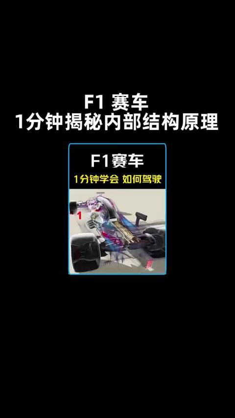 1分钟教会你如何开F1赛车，百公里加速1.6秒！
