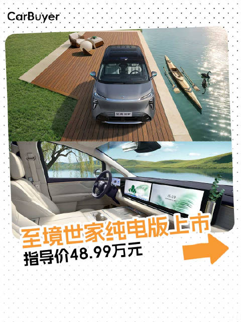 900V+6C快充，MPV市场补电最快，至境世家纯电版正式上市