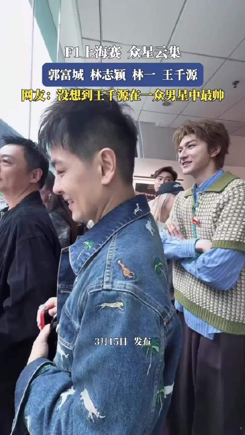 F1上海赛郭富城林志颖林一王千源同场亮相