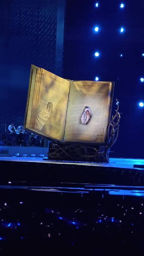 蔡依林演唱会的书展示坏了 真是让人心急啊