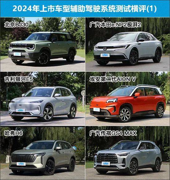 2024年上市车型辅助驾驶系统测试横评