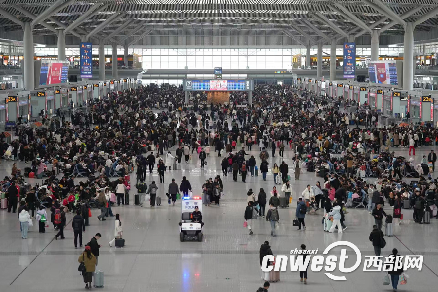 陕西铁路2026年春运累计发送旅客1776万人次 创历史同期新高