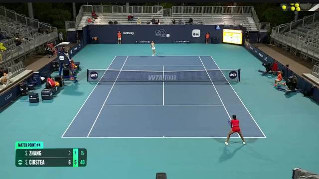 张帅迈阿密首轮不敌科斯蒂亚，发球劣势致败