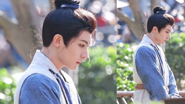 侯明昊演唯一从于正死亡妆造逃出来的男主！