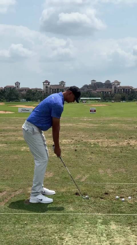 易建联练习中，这次备战的是海南高尔夫精英赛职业业余配对赛