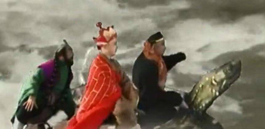 唐僧答应给老龟问寿，最后为何会食言？你看凌云渡河里漂的是什么