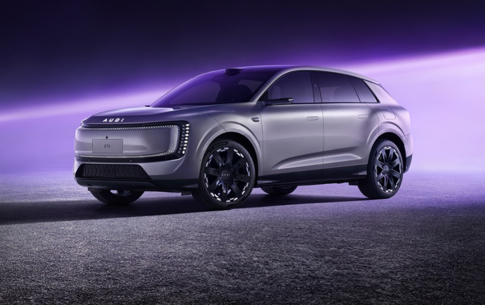 奥迪第二款纯电SUV E7X外观首发，加速概念车量产布局