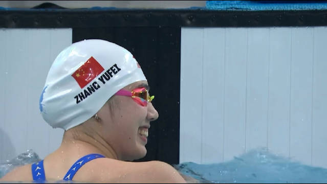 张雨霏50米蛙泳31秒82创PB获B组第一