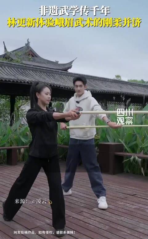 林更新解锁峨眉武术