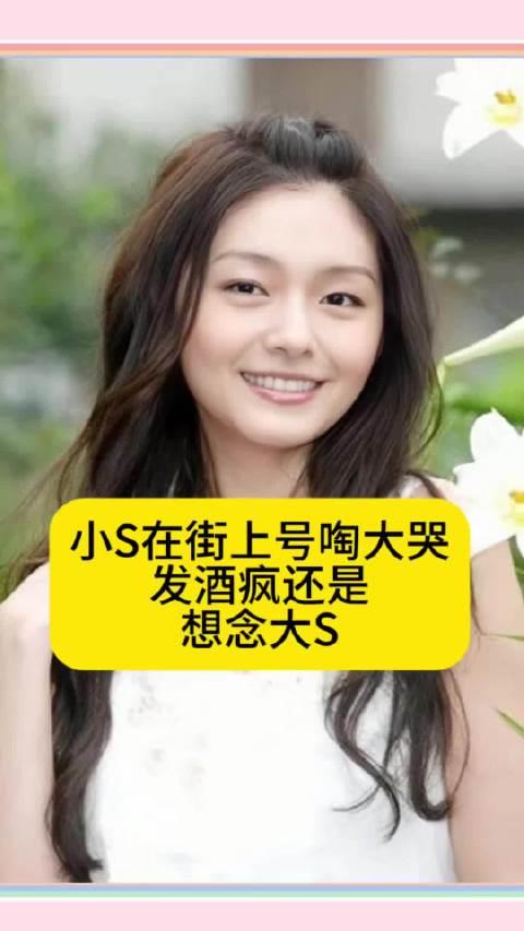 小S在街上号啕大哭，是发酒疯还是思念大S