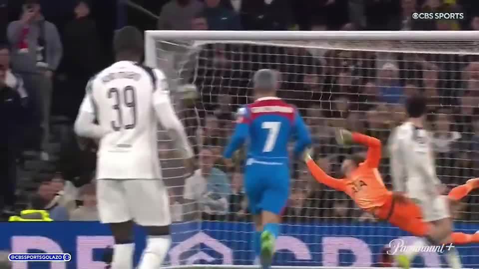 热刺3-2胜马竞仍无缘欧冠八强，西蒙斯两球造点