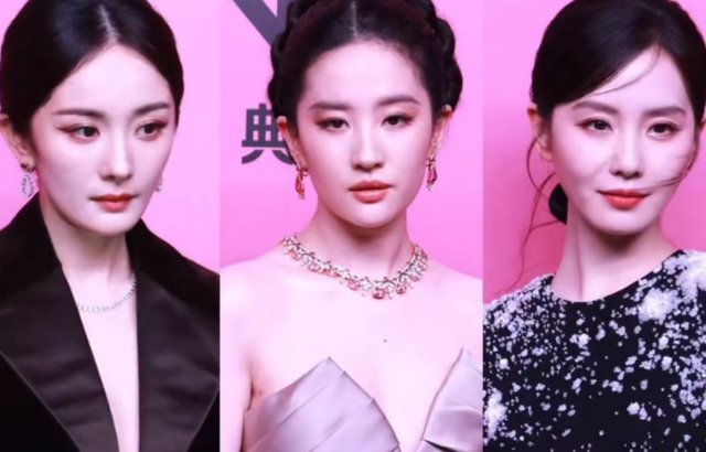 85花最新合影出炉,主编刘冲左拥右抱,刘诗诗妆容成焦点_新闻