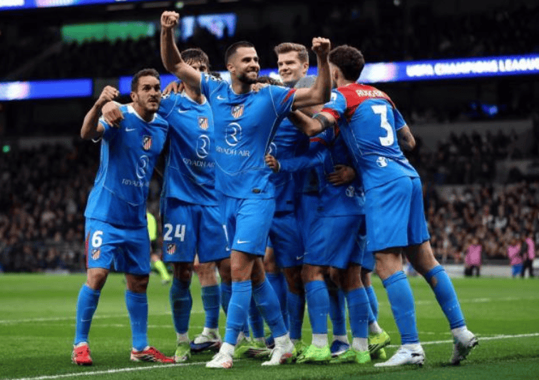 欧冠：西蒙斯双响热刺3-2胜马竞仍出局，马竞总比分7-5晋级