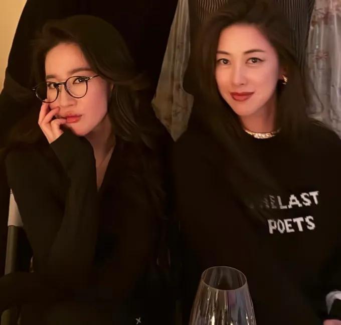 刘冲邀众星圣诞聚餐,刘亦菲李现王诗龄朱珠杨天真等大咖都来捧场