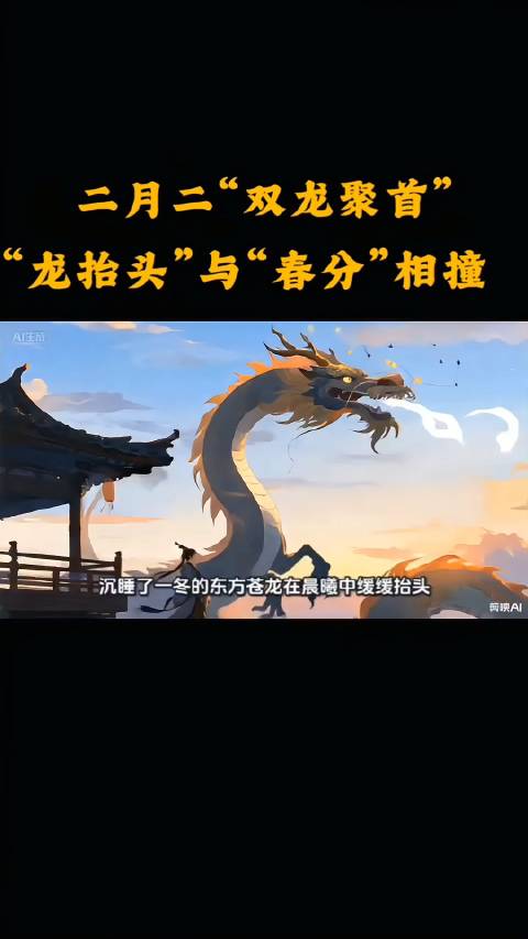 春分巧遇龙抬头，剃头咬春纳吉祥