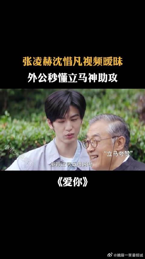 张凌赫沈惜凡视频暧昧，外公秒懂立马神助攻