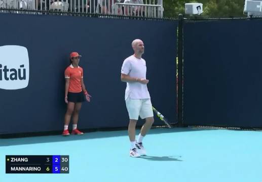 张之臻止步迈阿密赛首轮