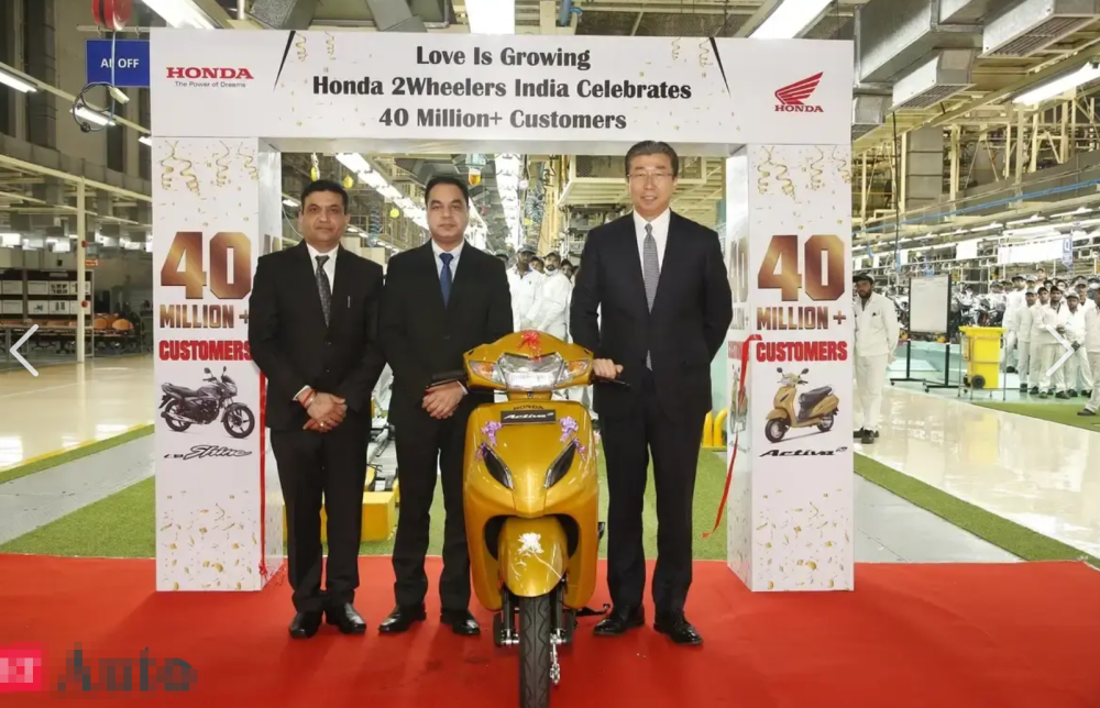 印度摩托车巨头:本田摩托将在印度投资92亿卢比新建生产线