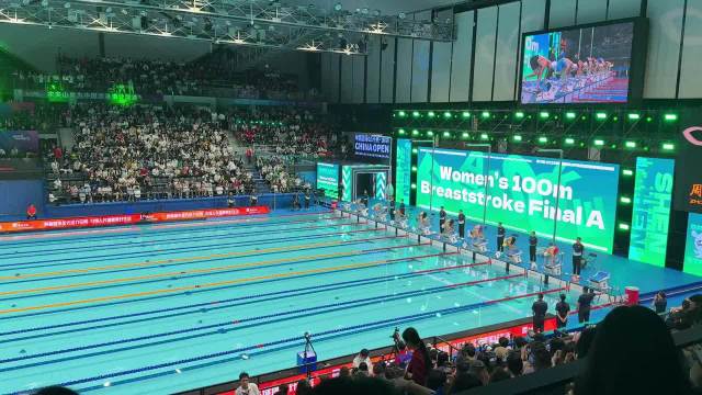 唐钱婷100蛙1分05秒91夺冠中国公开赛