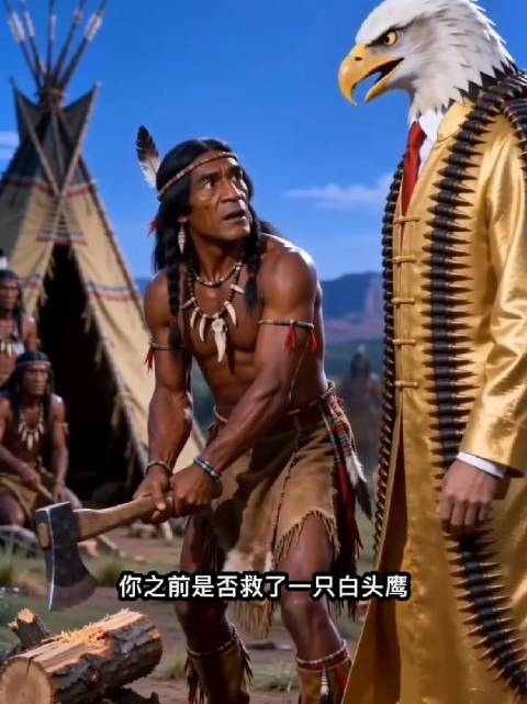 雪山救狐之印第安人版 一看到北美救鹰，印第安人就头皮发麻