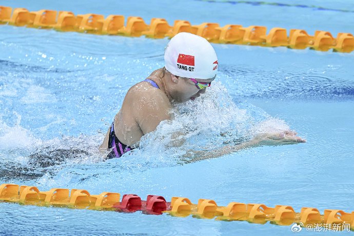 唐钱婷50米蛙泳两破亚洲纪录夺冠