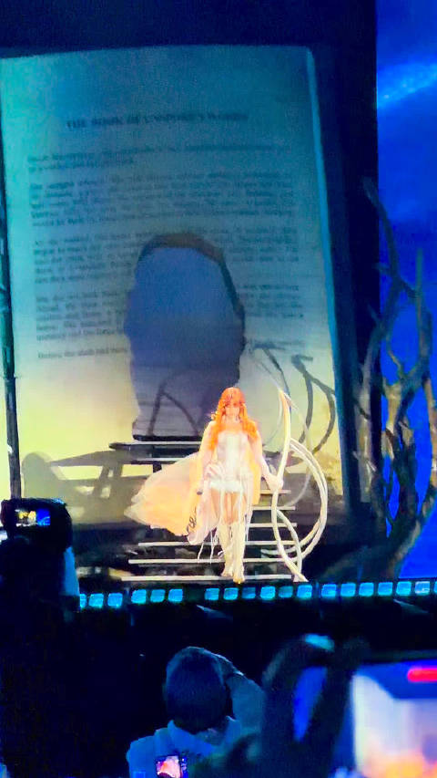 啊！我的眼泪不值钱！ @蔡依林 在长沙Pleasure巡演首唱「我」