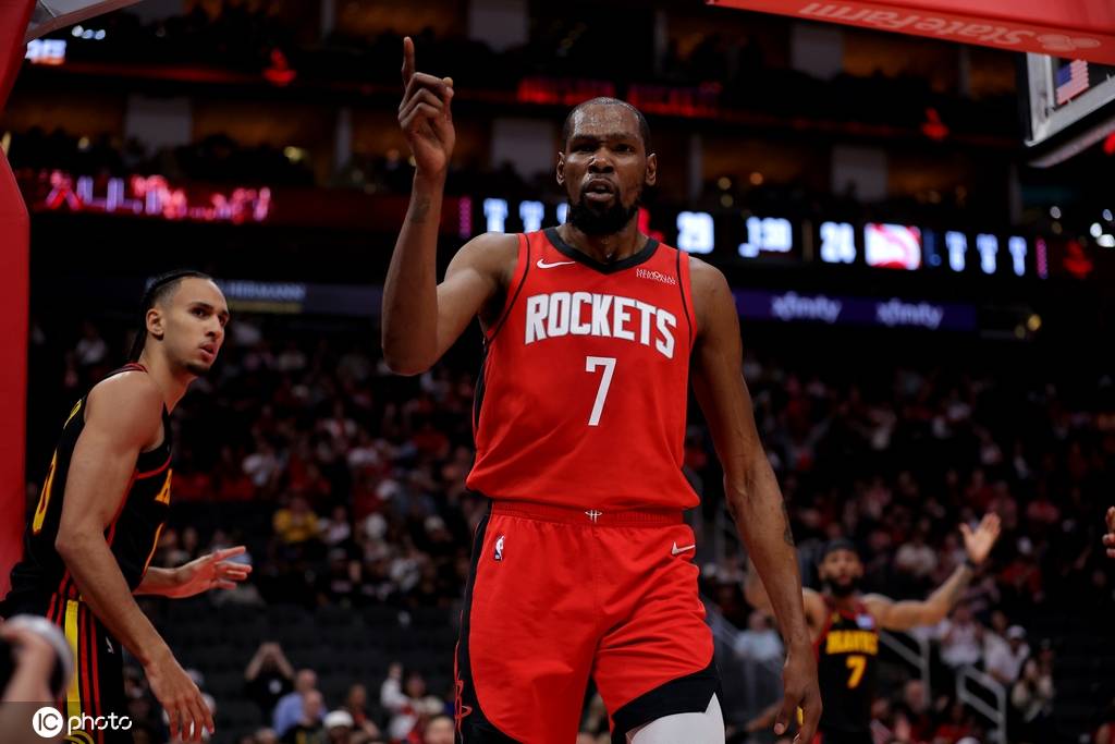 杜兰特25分申京15+10谢泼德14分火箭终结老鹰11连胜