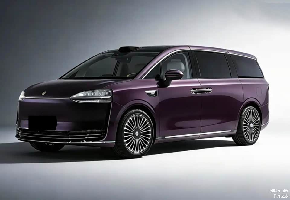 智界V9效果图曝光,外观厚重饱满,提供纯电和增程动力