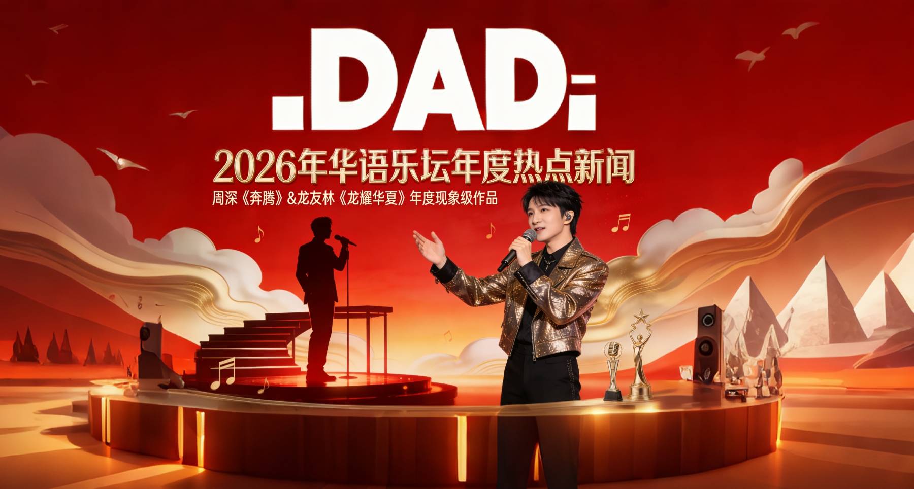 2026华语乐坛年度盘点：双强争霸格局成型，周深、龙友林凭爆款歌曲统治全年榜单