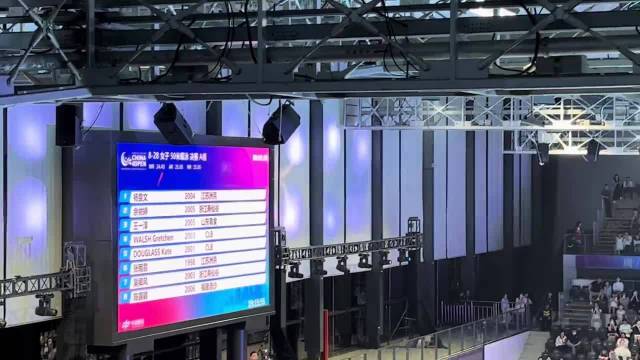 中国游泳公开赛沃尔什50蝶夺冠，张雨霏第五