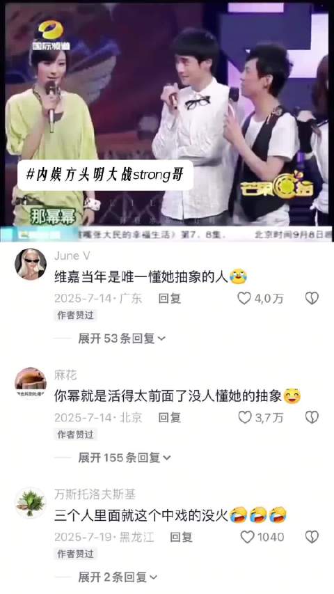 维嘉是当年唯一懂杨幂抽象的人