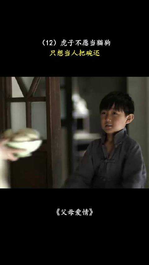 父母爱情：虎子不愿当猫狗，只想当人把碗还！