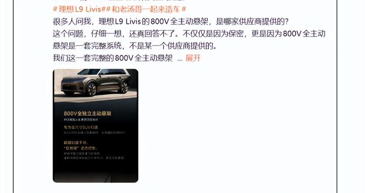 理想L9 Livis 800V全主动悬架，为何国内找不到一家供应商能做