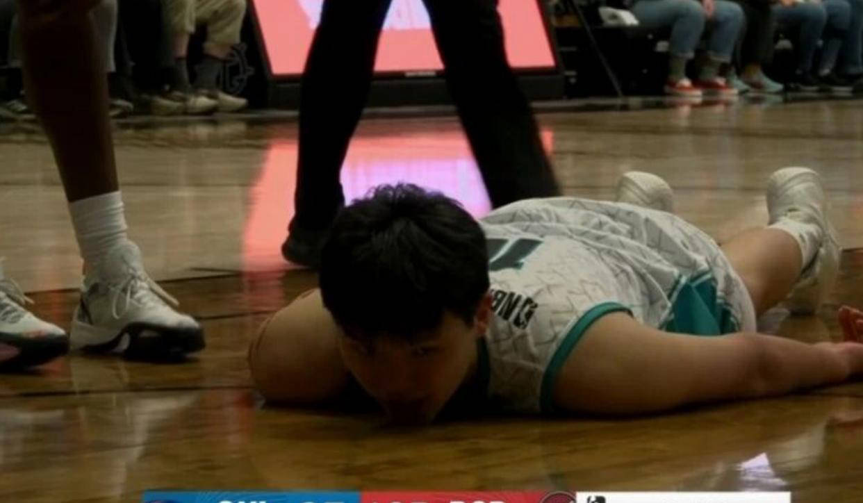 杨瀚森14分17篮板惊艳全场，成为发展联盟“大魔王”！