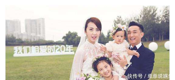 孙莉晒仨孩子近照！19岁女儿放假陪父母，8岁儿子拉小提琴好帅气