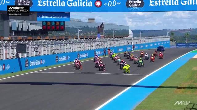 这次 Marco Bezzecchi起步很给力