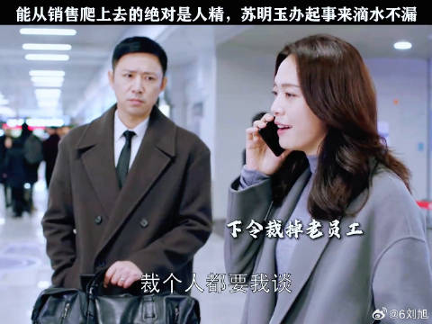 能从销售爬上去的绝对是人精，苏明玉办起事来滴水不漏 姚晨 微博VC计划