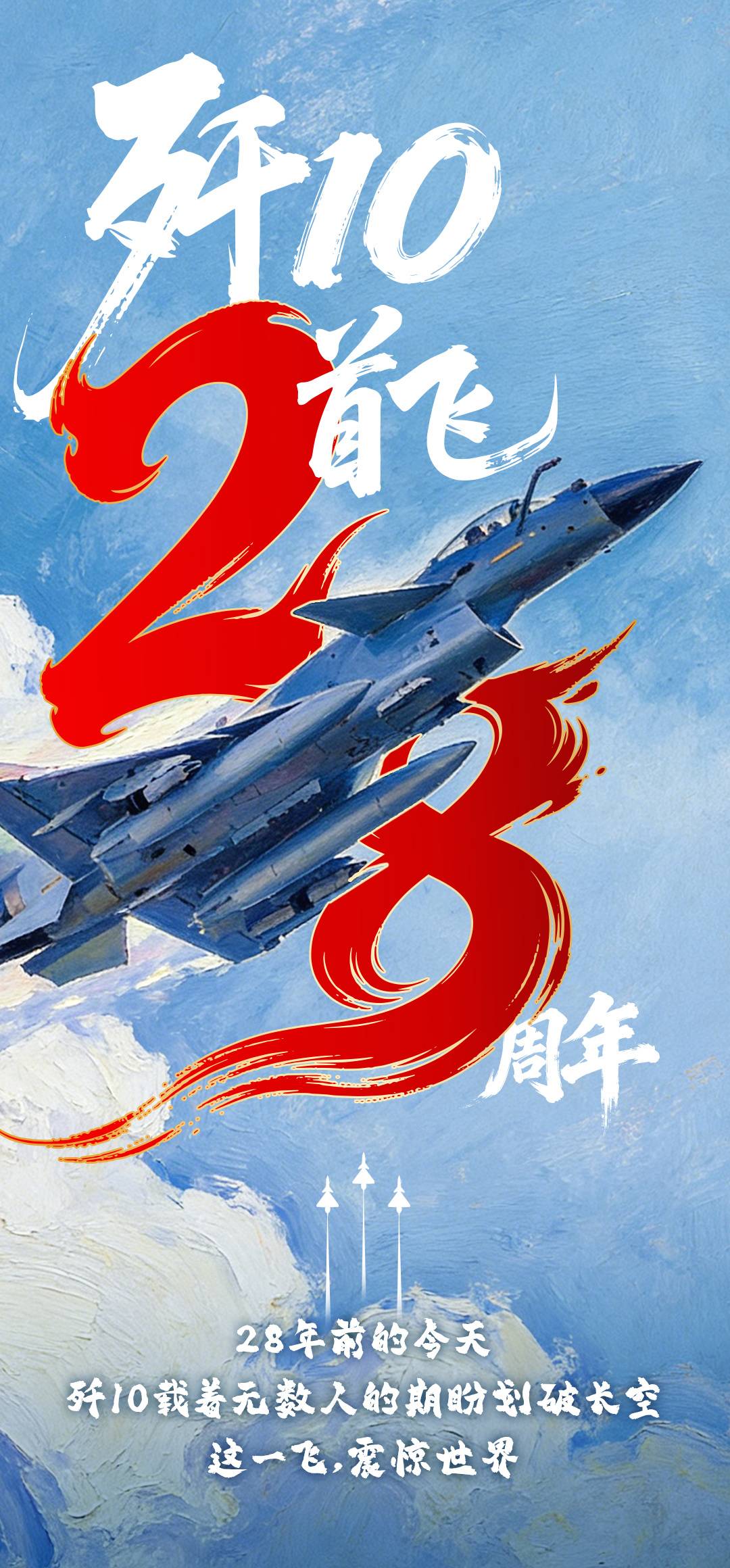“猛龙”出世亮剑苍穹！今天，歼-10首飞28周年