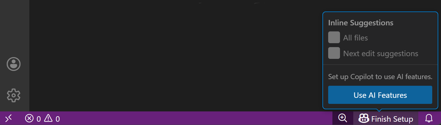使用 Copilot 設定 Visual Studio Code - VSCode · AI 程式碼編輯器
