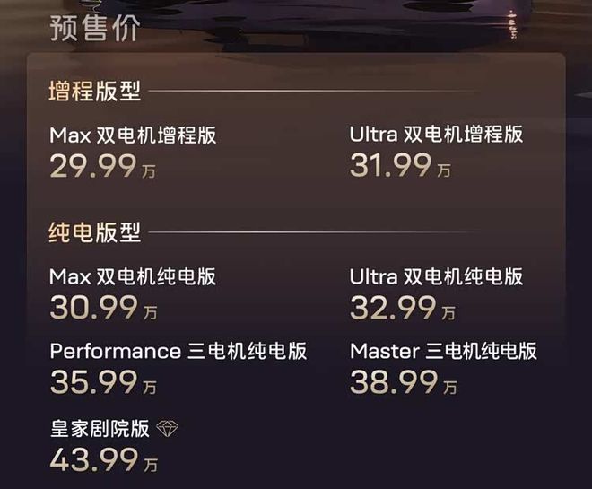 搭太行分布式电驱/896线激光雷达新阿维塔12开启预售