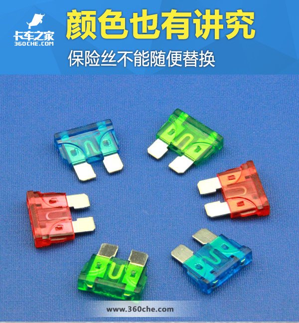 五颜六色不为漂亮 保险丝不能随便更换