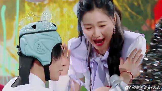 金靖一顿操作猛如虎，怎料打到奥斯卡的头，笑不活了