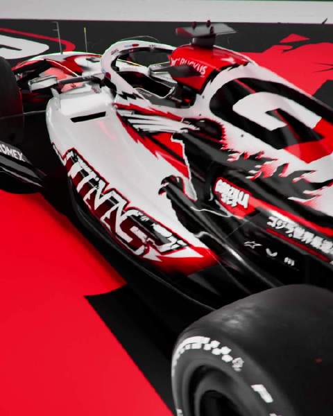 哈斯车队发布2026F1日本大奖赛哥斯拉涂装