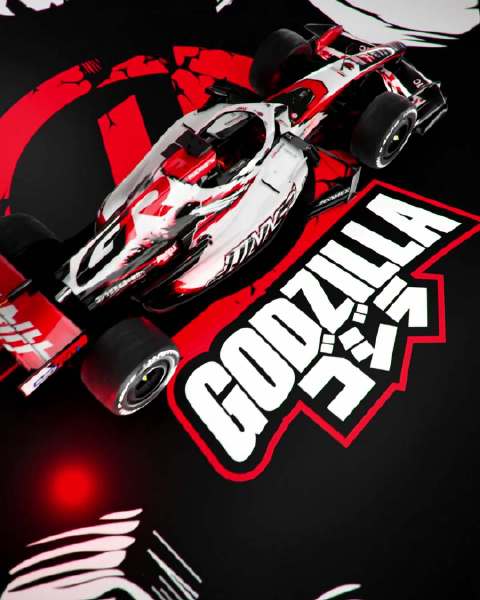 哈斯F1车队发布哥斯拉联名涂装，2026日本大奖赛亮相