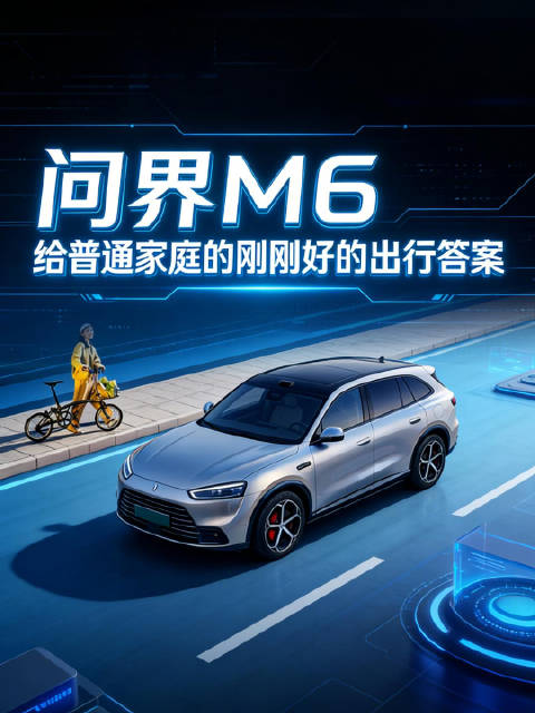 问界M6，给普通家庭的，一辆刚刚好的完美出行答案